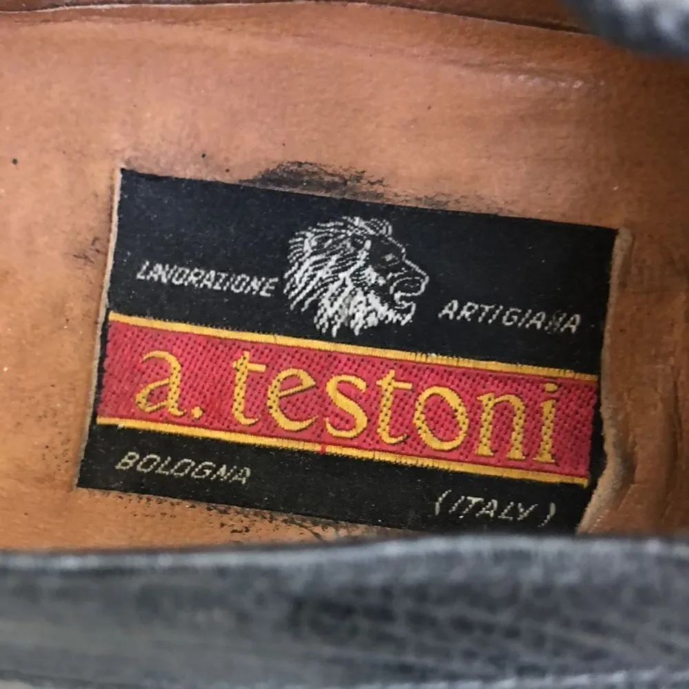 A. Testoni  cap toe oxford’s